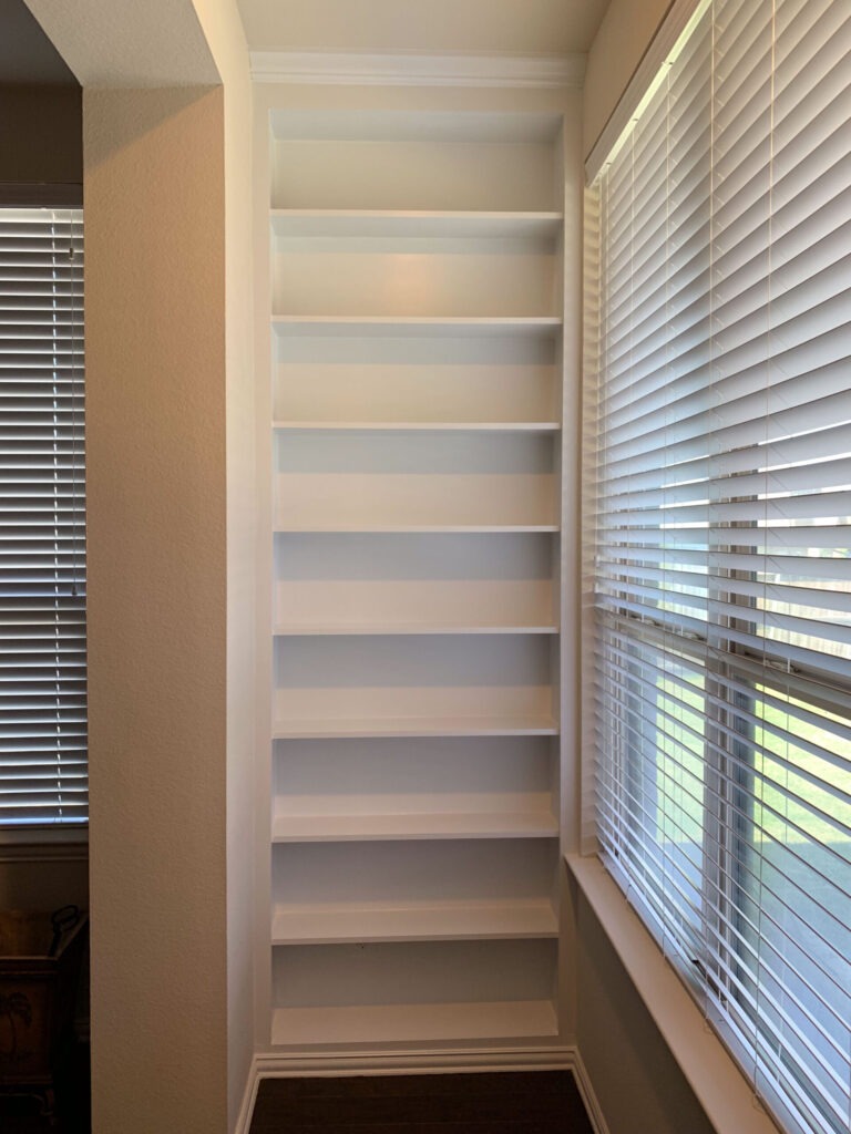 Custom built-ins installed by HomePro Remodeling