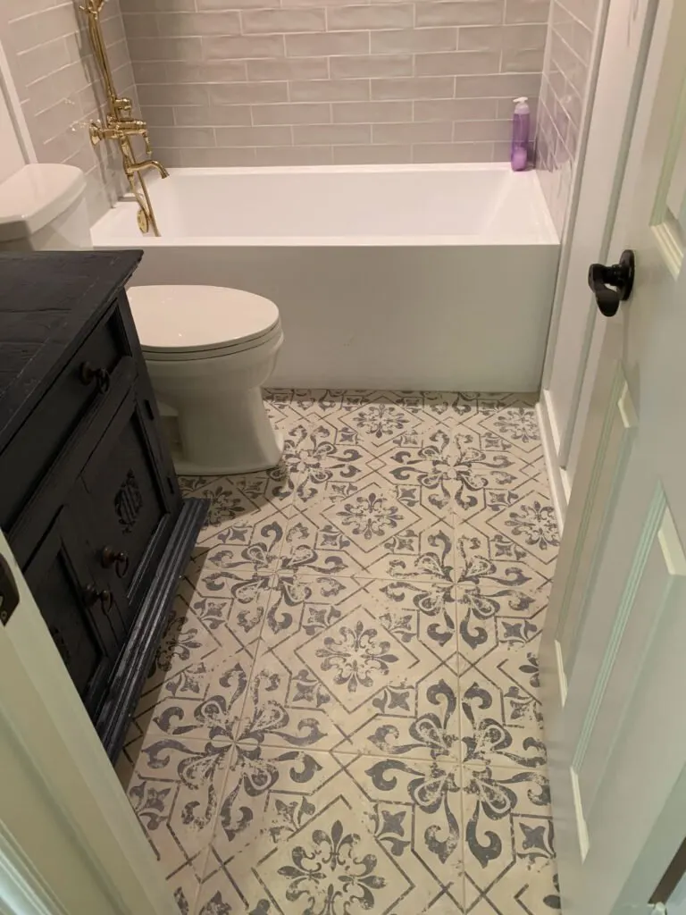 Remodeled bathroom in Fuquay-Varina, NC