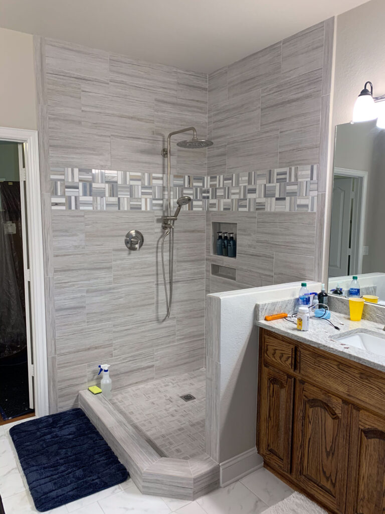 Bathroom remodel photo from a HomePro Remodeling project completed around November 12, 2020