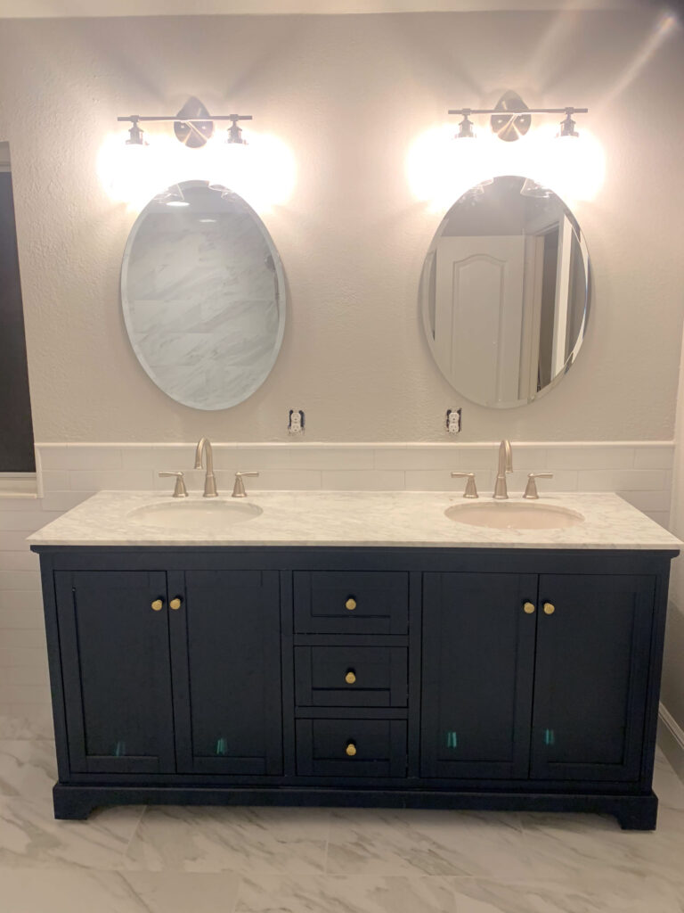 Bathroom remodel photo from a HomePro Remodeling project completed around December 8, 2020, photo 1 of 2