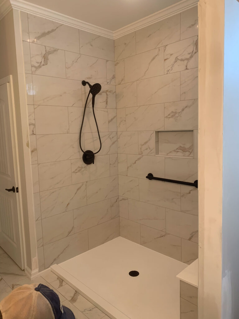 Bathroom remodel photo from a HomePro Remodeling project completed around July 31, 2021