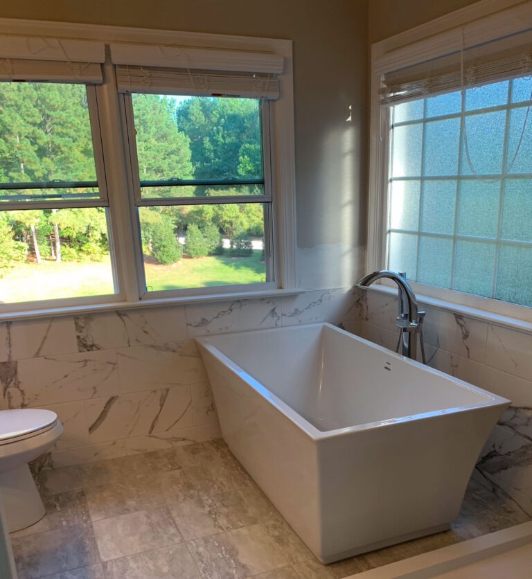 Bathroom remodel photo from a HomePro Remodeling project completed around October 15, 2021