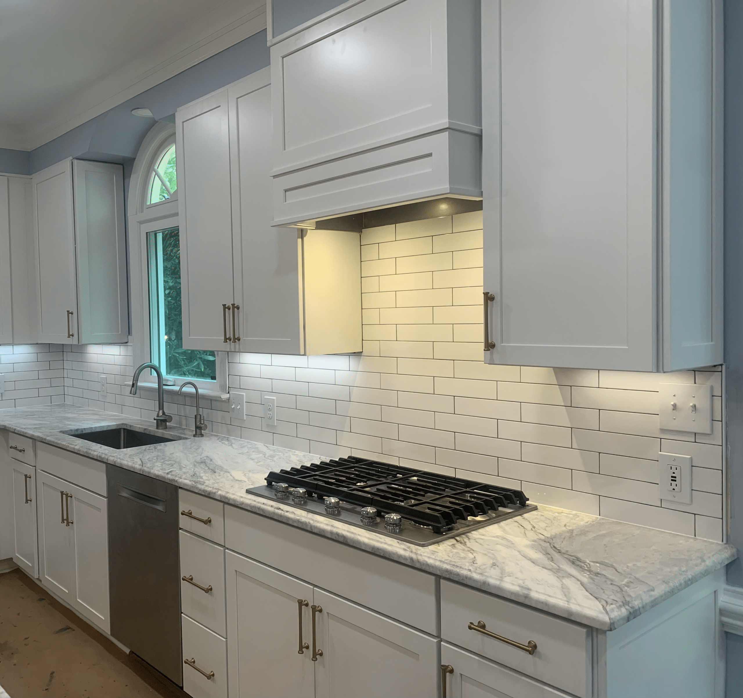 Modern kitchen remodeling project