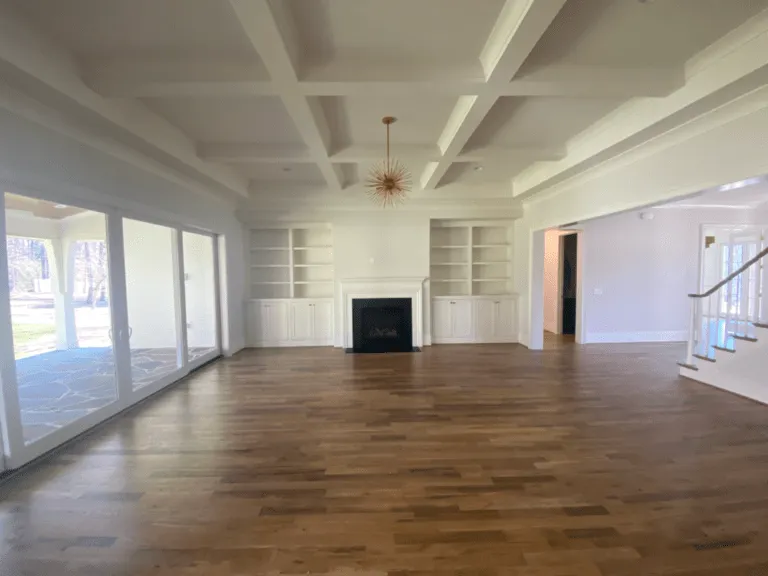 Updated kitchen cabinets and countertops
